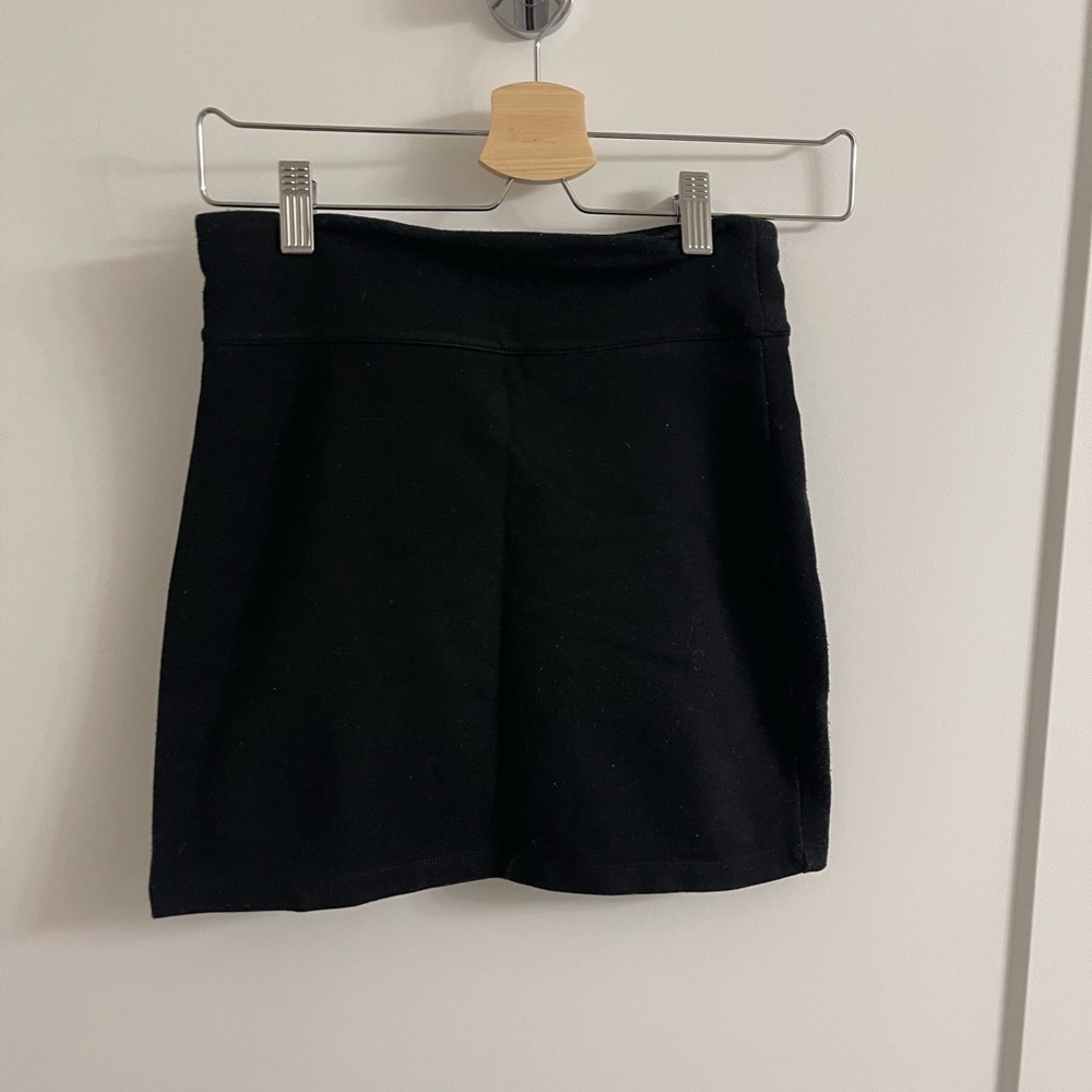 Black skirt, amazing material for a night out